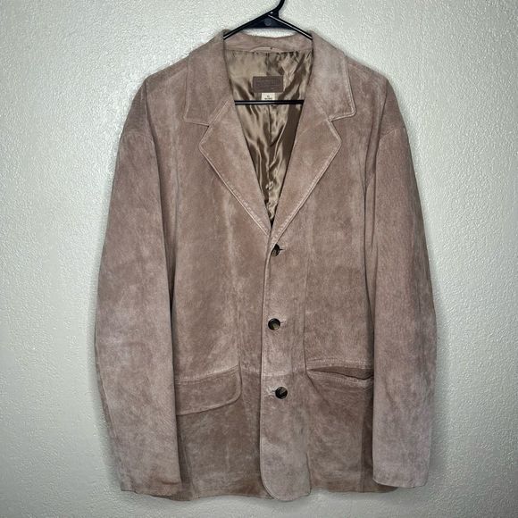 Pendleton Pig Suede 3 Button Blazer Size XL - Picture 2 of 4